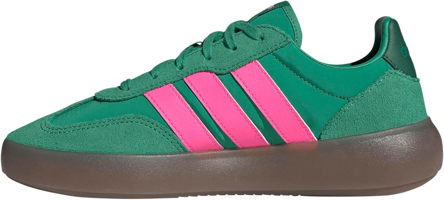 imageadidas Womens Barreda Decode SneakerSemi Court GreenLucid PinkCollegiate Green