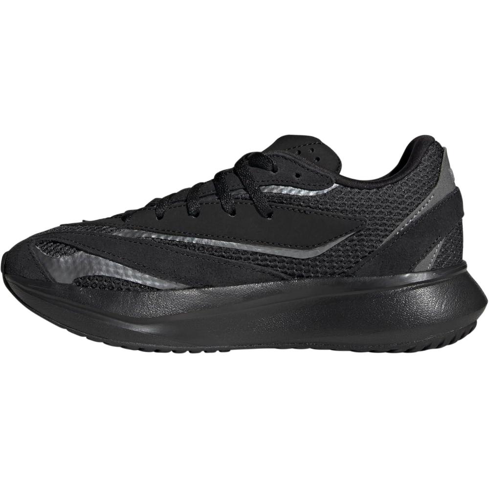 imageadidas Boys Lightblaze Lace Up SneakersBlackBlackIron Metallic