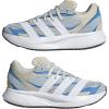 imageadidas Boys Lightblaze Lace Up SneakersAluminaWhiteBright Blue