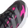 imageadidas Boys Lightblaze Lace Up SneakersBlackIron MetallicLucid Pink