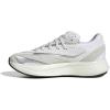 imageadidas Boys Lightblaze Lace Up SneakersCrystal WhiteWhiteSilver Metallic