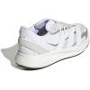 imageadidas Boys Lightblaze Lace Up SneakersCrystal WhiteWhiteSilver Metallic