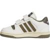 imageadidas Originals Boys Break Start Elastic Lace ShoesWhiteOlive StrataCharcoal