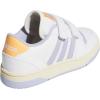 imageadidas Originals Boys Break Start Elastic Lace ShoesWhiteViolet ToneHazy Orange