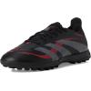 imageadidas Unisex League Turf SneakerBlackGreyLucid Red