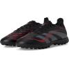 imageadidas Unisex League Turf SneakerBlackGreyLucid Red