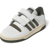 imageadidas Originals Boys Break Start Elastic Lace ShoesWhiteOlive StrataCharcoal