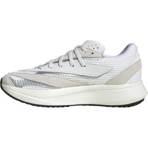 imageadidas Boys Lightblaze Lace Up SneakersCrystal WhiteWhiteSilver Metallic