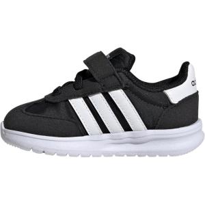imageadidas Originals Kids Run 70s 20 Elastic Lace ShoesBlackWhiteBlack