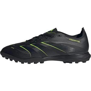 imageadidas Unisex League Turf SneakerBlackCarbonLucid Lemon