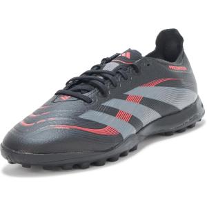 imageadidas Unisex League Turf SneakerBlackGreyLucid Red