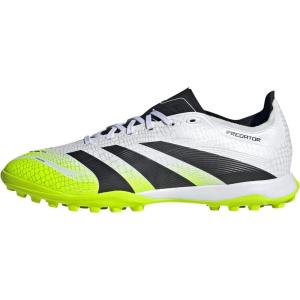 imageadidas Unisex League Turf SneakerWhiteBlackLucid Lemon