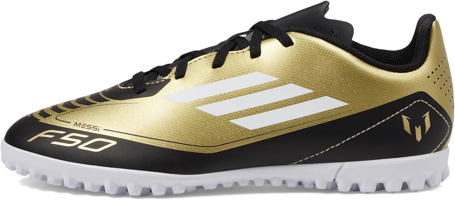 imageadidas Kids F50 Club Messi Turf SneakersGold MetallicWhiteBlack