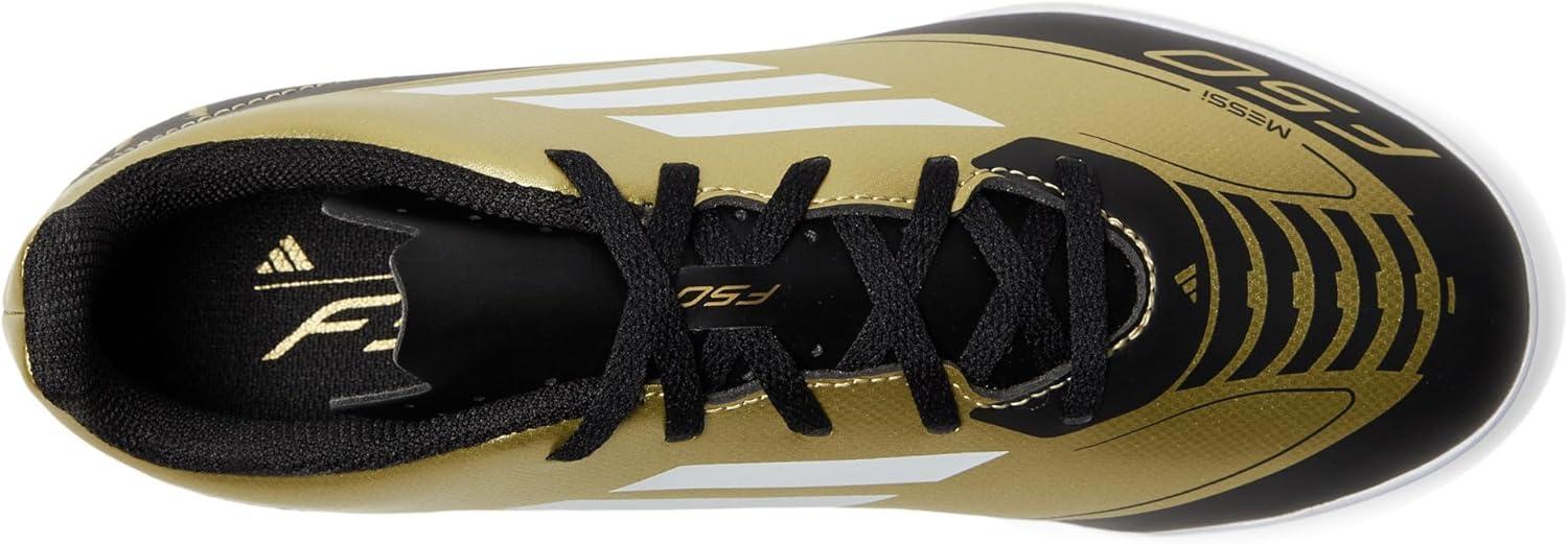 imageadidas Kids F50 Club Messi Turf SneakersGold MetallicWhiteBlack