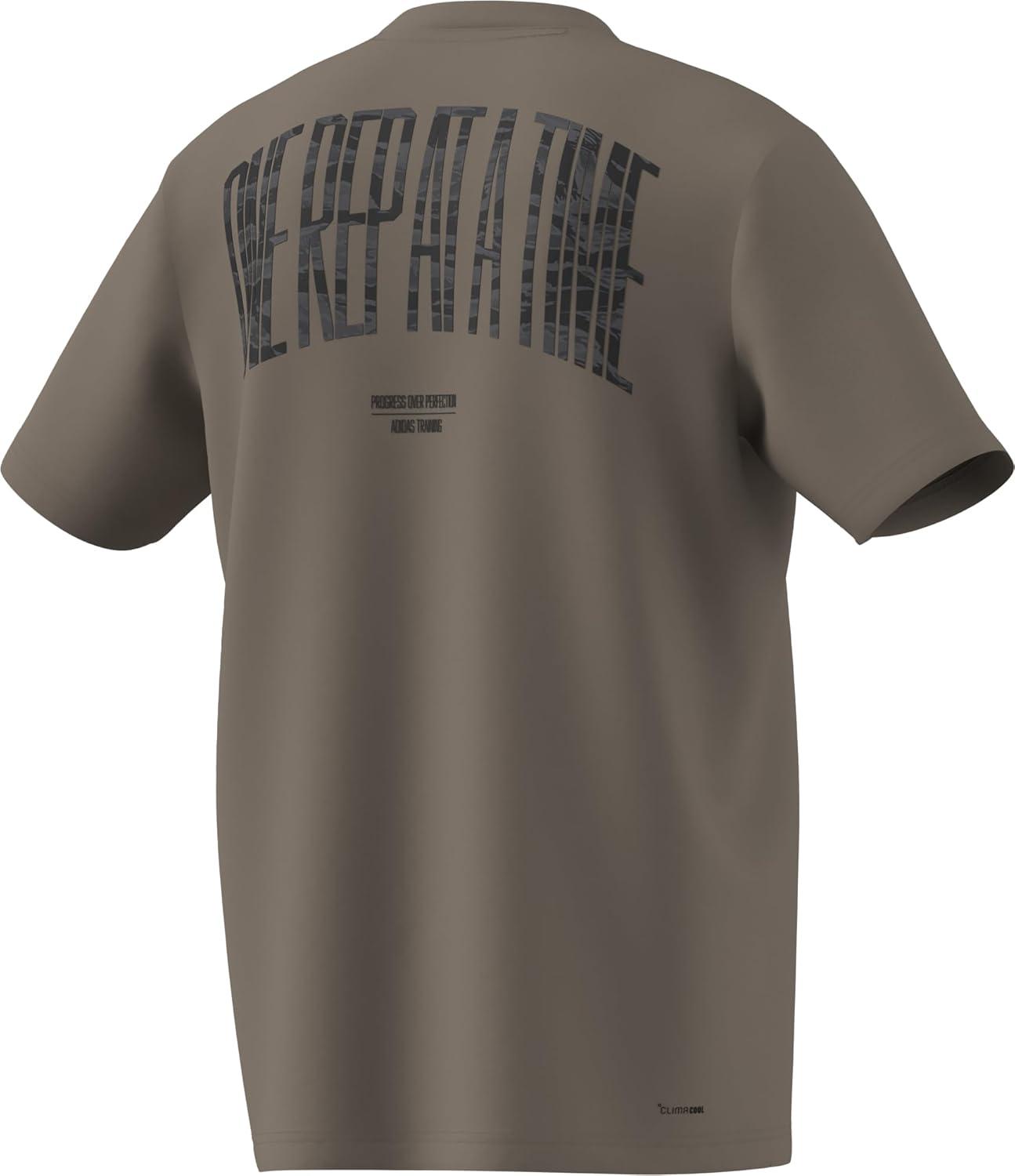 imageadidas Mens Camouflage Graphic Training TShirtChalky Brown