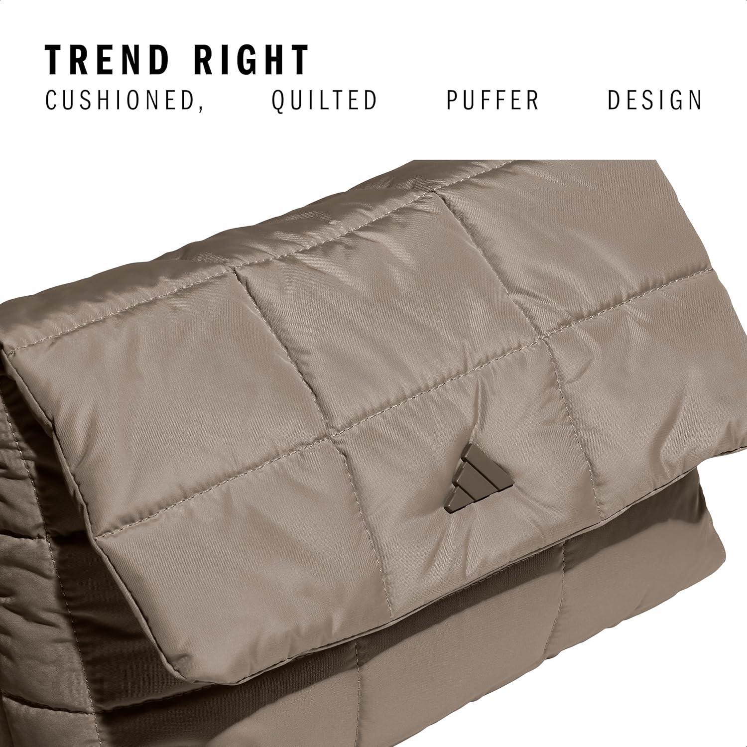 imageadidas Puffer Bag Crossbody for Women  QuiltedChalky Brown