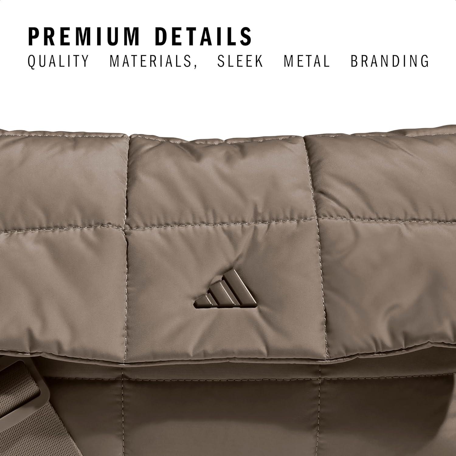 imageadidas Puffer Bag Crossbody for Women  QuiltedChalky Brown