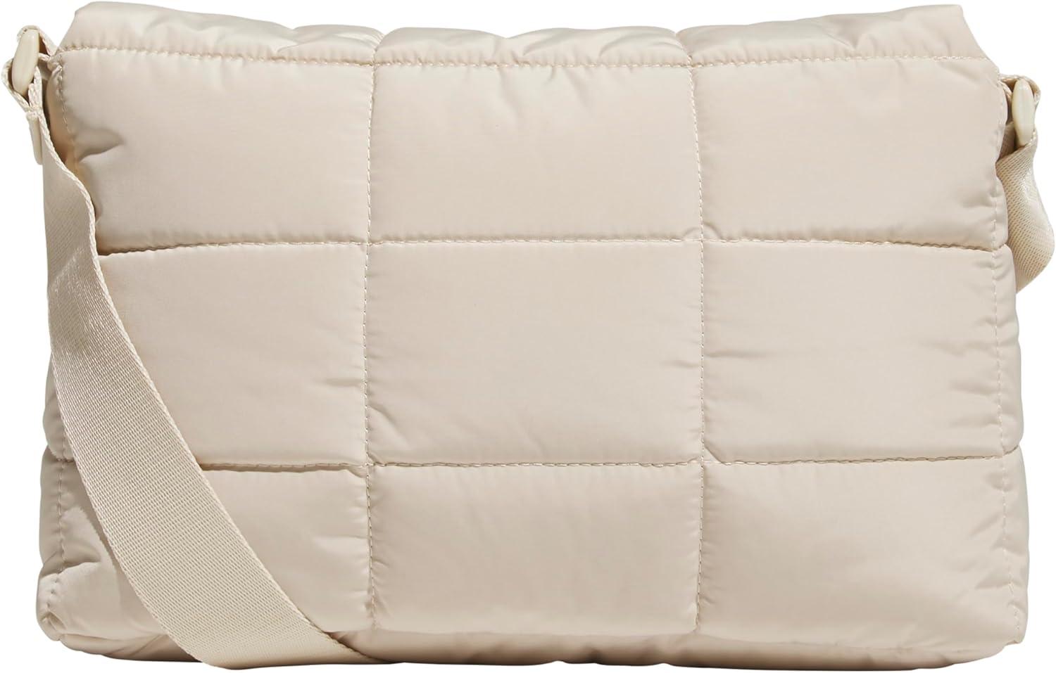 imageadidas Puffer Bag Crossbody for Women  QuiltedCrystal Linen Beige