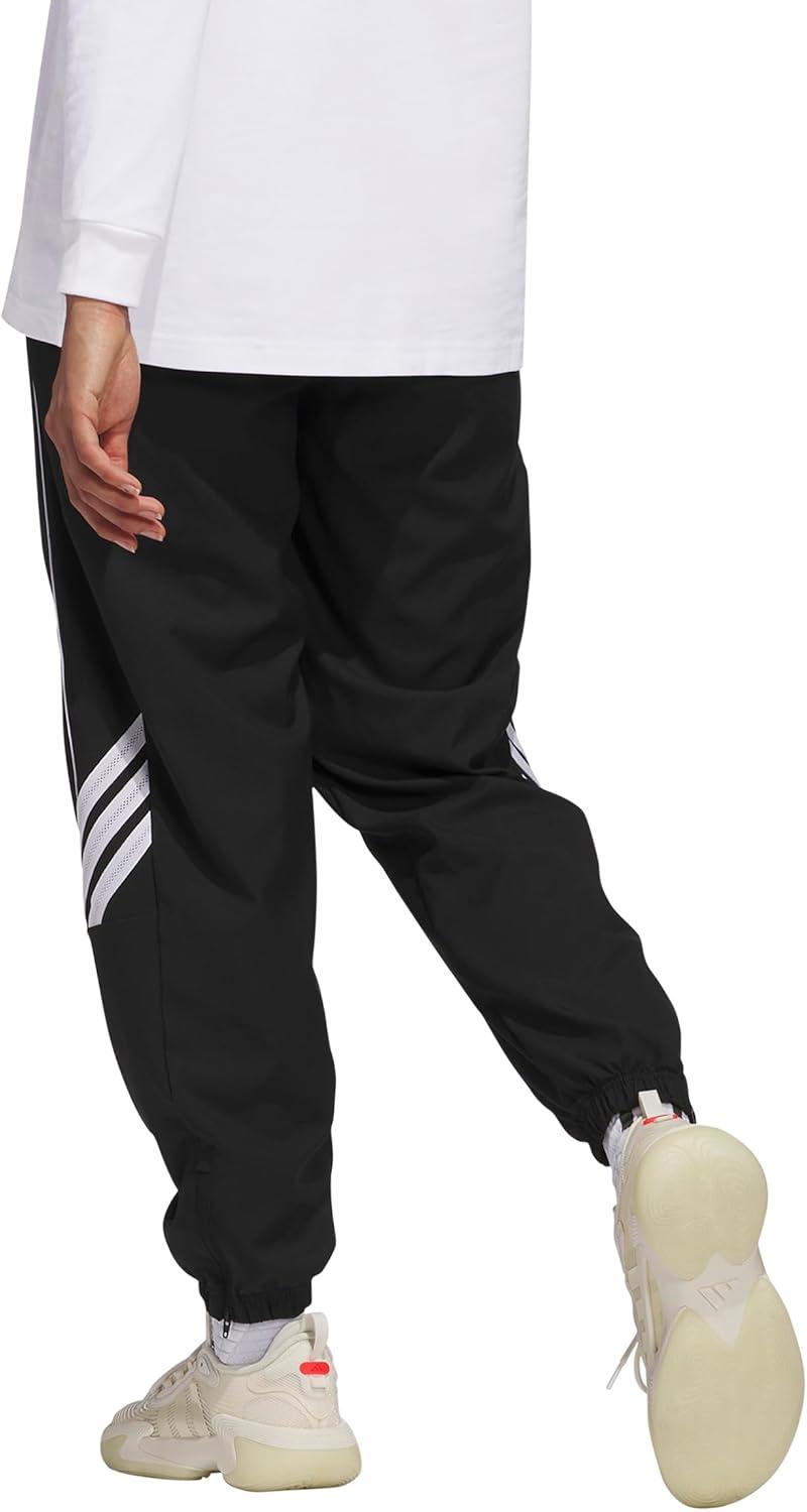 imageadidas Womens Crazylite Woven Basketball PantsBlackWhite