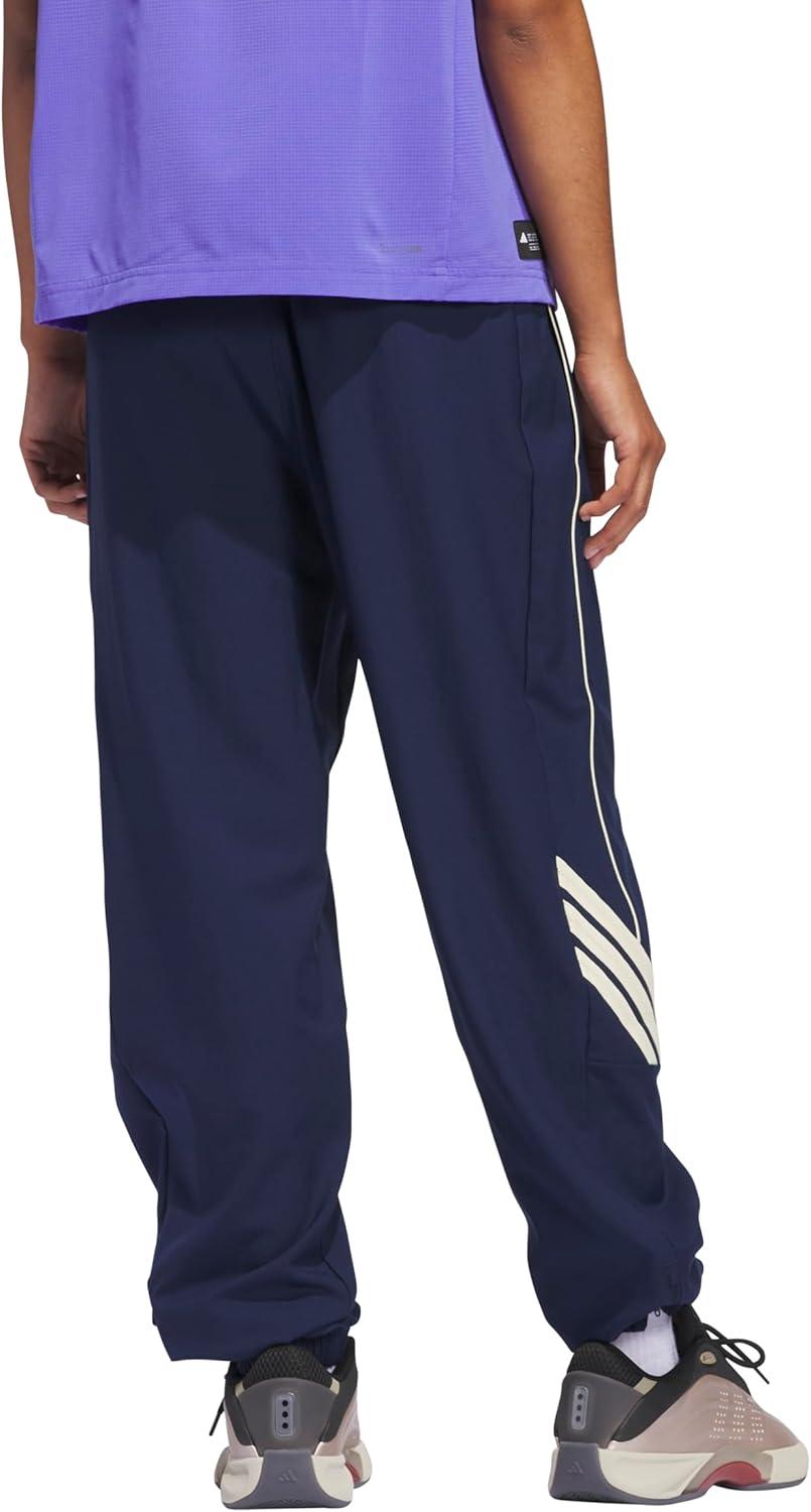imageadidas Womens Crazylite Woven Basketball PantsNight IndigoWarm Vanilla