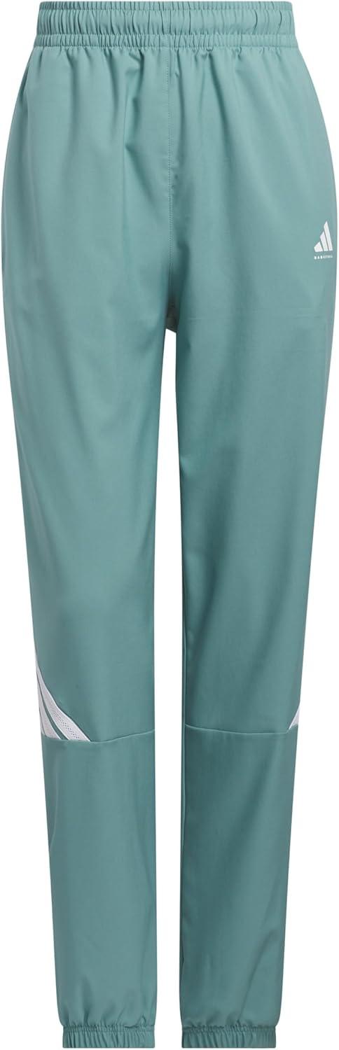 imageadidas Womens Crazylite Woven Basketball PantsPowder TealWhite