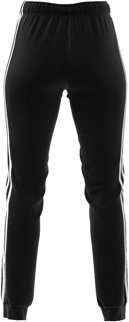 imageadidas Womens Essentials Warmup 3Stripes Slim Tapered Track PantsBlack