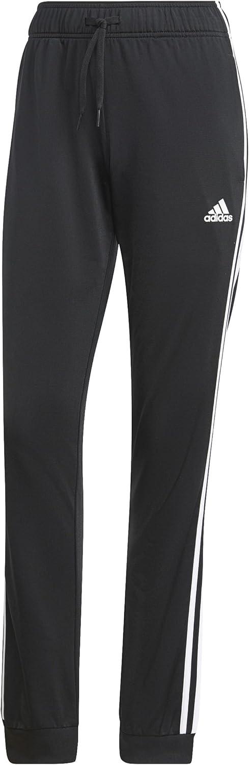 imageadidas Womens Essentials Warmup 3Stripes Slim Tapered Track PantsBlack