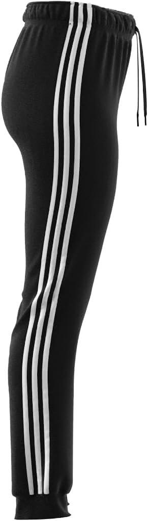 imageadidas Womens Essentials Warmup 3Stripes Slim Tapered Track PantsBlack