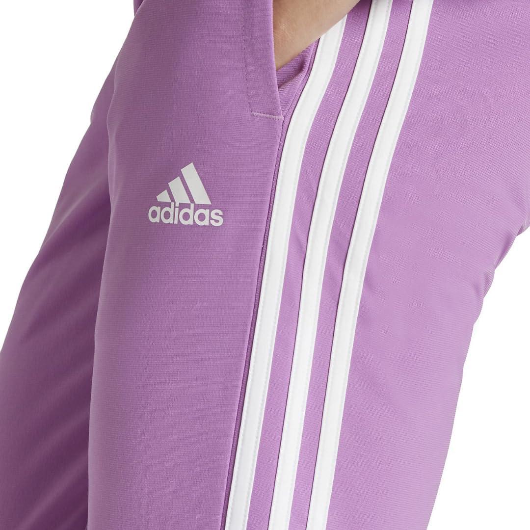 imageadidas Womens Essentials Warmup 3Stripes Slim Tapered Track PantsPreloved Purple