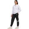 imageadidas Womens Crazylite Woven Basketball PantsBlackWhite