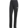 imageadidas Womens Essentials Warmup 3Stripes Slim Tapered Track PantsBlack
