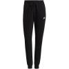 imageadidas Womens Essentials Warmup 3Stripes Slim Tapered Track PantsBlackWhite