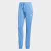 imageadidas Womens Essentials Warmup 3Stripes Slim Tapered Track PantsBlue FusionWhite