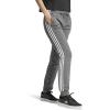 imageadidas Womens Essentials Warmup 3Stripes Slim Tapered Track PantsGrey