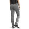 imageadidas Womens Essentials Warmup 3Stripes Slim Tapered Track PantsGrey