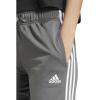 imageadidas Womens Essentials Warmup 3Stripes Slim Tapered Track PantsGrey