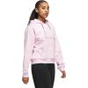 imageadidas Womens Seasonal Essentials Ruffled Big Logo Graphic HoodieClear Pink
