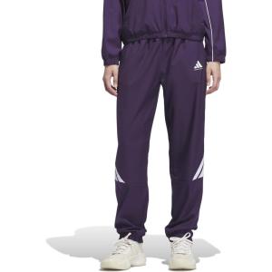 imageadidas Womens Crazylite Woven Basketball PantsAurora PlumWhite