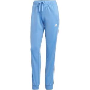 imageadidas Womens Essentials Warmup 3Stripes Slim Tapered Track PantsBlue FusionWhite