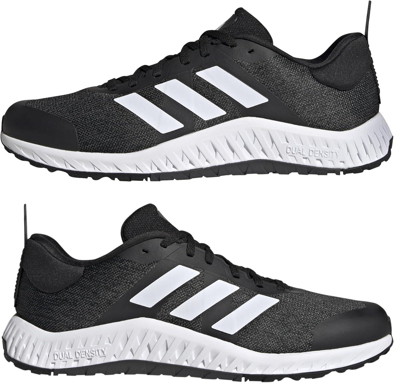 imageadidas UnisexAdult Everyset Training SneakerBlackWhiteWhite