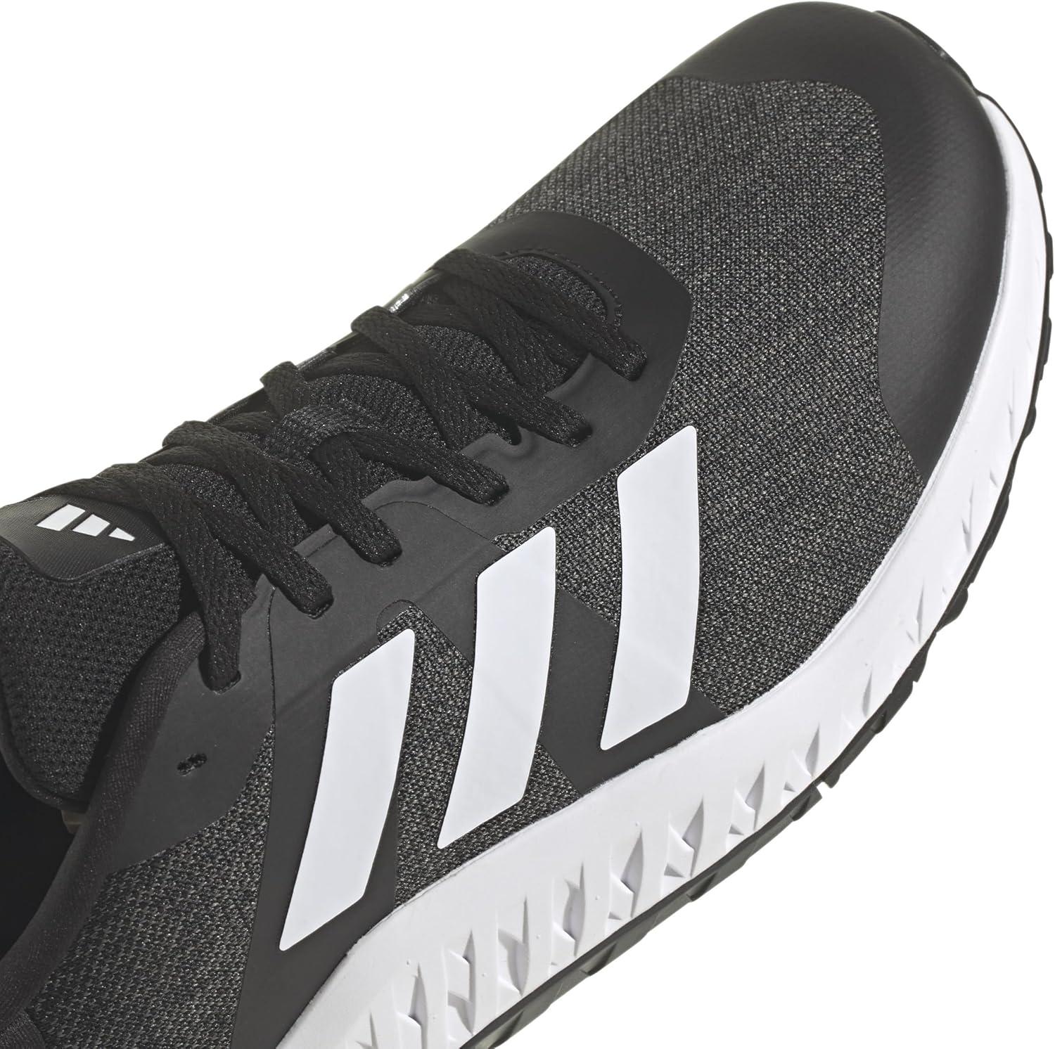 imageadidas UnisexAdult Everyset Training SneakerBlackWhiteWhite