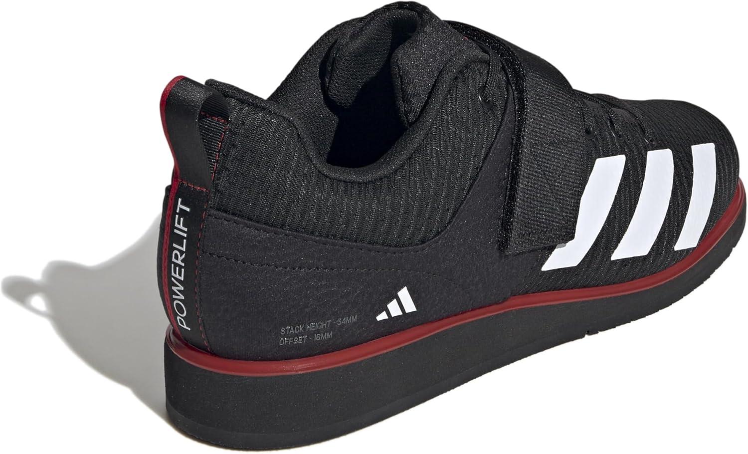 imageadidas UnisexAdult Powerlift 5Core BlackFootwear WhitePure Bee Ih8238