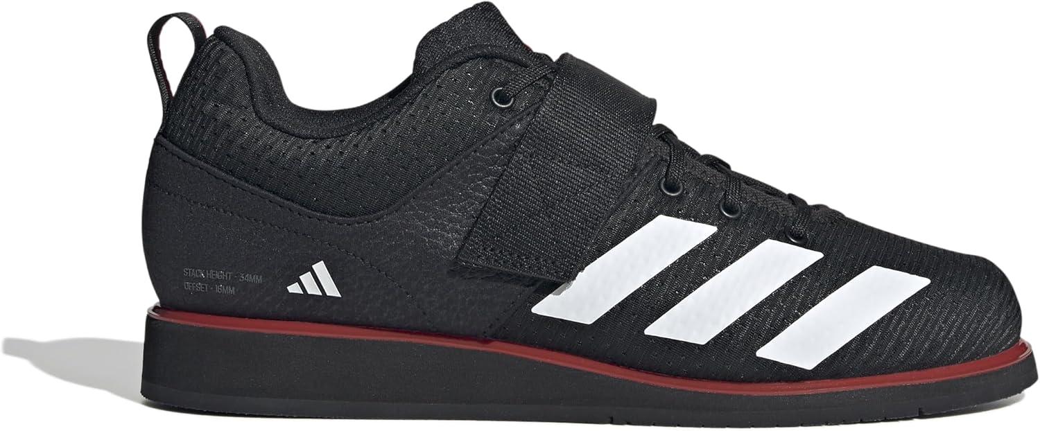 imageadidas UnisexAdult Powerlift 5Core BlackFootwear WhitePure Bee Ih8238