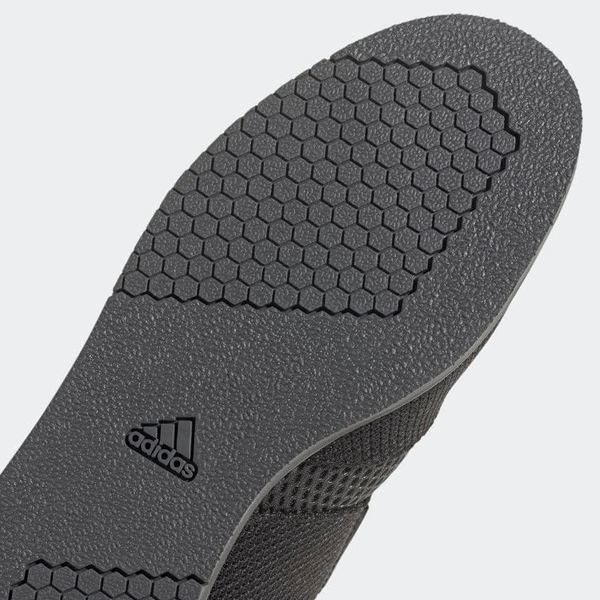 imageadidas UnisexAdult Powerlift 5Core BlackFtwr WhiteGrey Six
