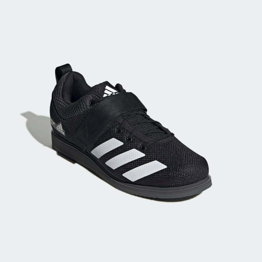 imageadidas UnisexAdult Powerlift 5Core BlackFtwr WhiteGrey Six
