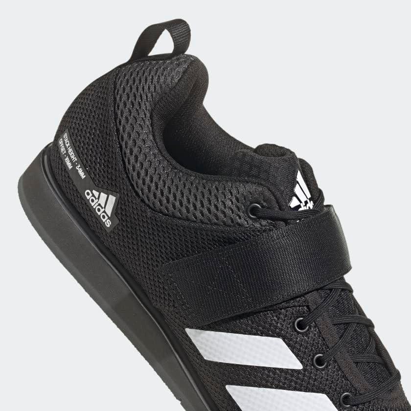 imageadidas UnisexAdult Powerlift 5Core BlackFtwr WhiteGrey Six