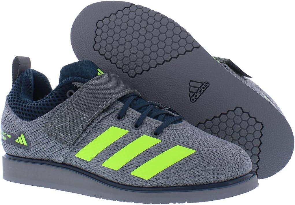 imageadidas UnisexAdult Powerlift 5Grey TwoArctic NightLucid Lemongrey