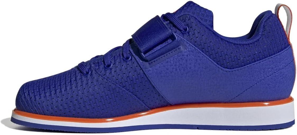 imageadidas UnisexAdult Powerlift 5Lucid BlueWhiteImpact Orange