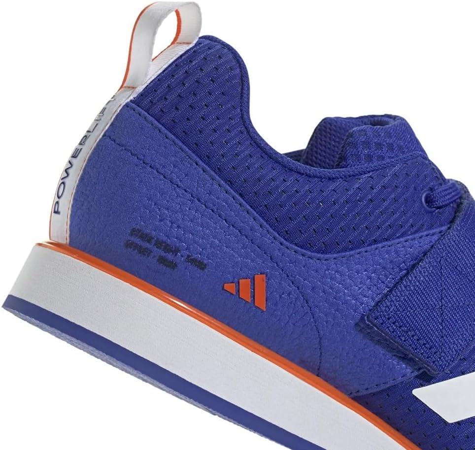 imageadidas UnisexAdult Powerlift 5Lucid BlueWhiteImpact Orange