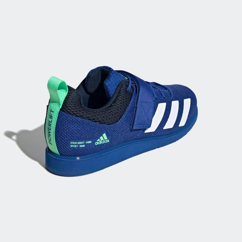 imageadidas UnisexAdult Powerlift 5Royal BlueCloud WhiteBeam Green
